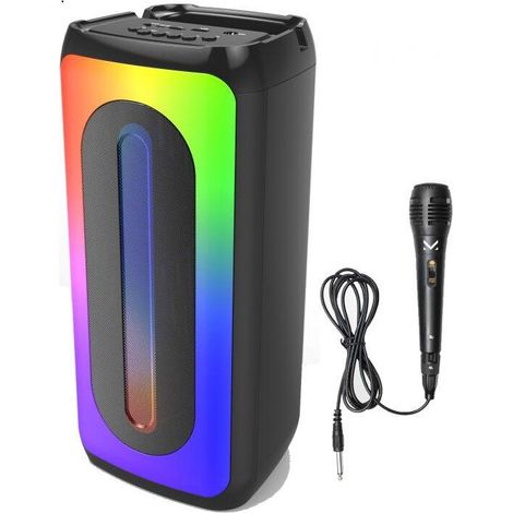New Majestic 116302 BK haut-parleur portable et de fête Noir 20 W (1/5)