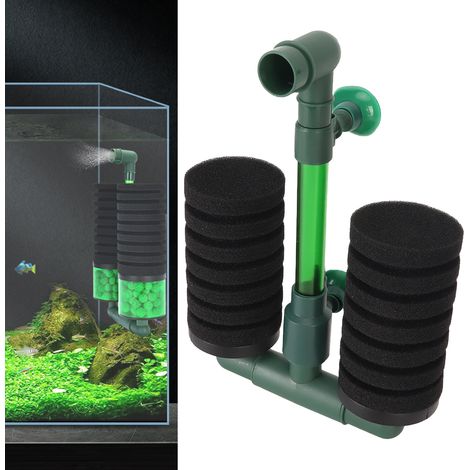 Filtre à Air Mini Aquarium Poisson, Petit Nettoyeur Bio pour Nano Aquarium, Épurateur de Fond Compact - AUTRES (1/5)