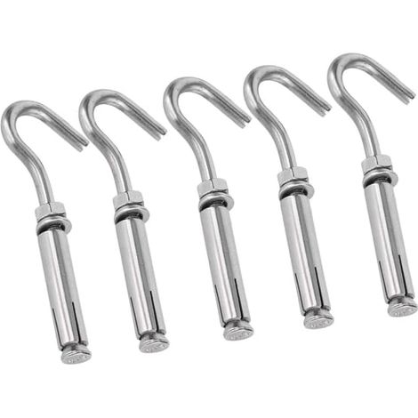 Crochet d'expansion ouvert M8 en acier inoxydable 304, résistant à la corrosion et à l'usure (1/5)
