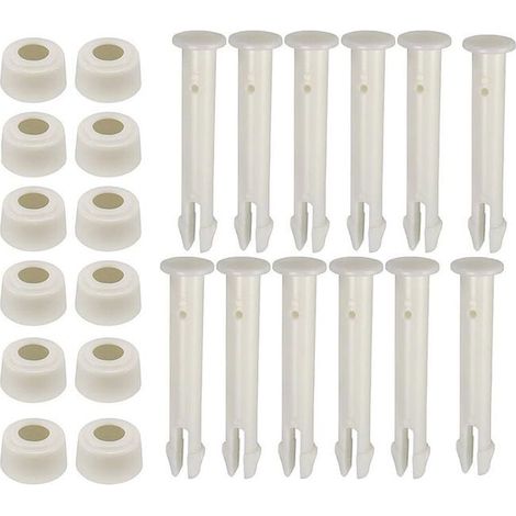 Goupilles en Plastique - YYV - 12 Pièces - Couleurs Multiples - Pour Piscines Intex - 6cm (1/4)