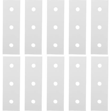 Plaque de jonction plate en aluminium 3 trous 4040, lot de 10 pièces pour réparation et assemblage droit de profilés