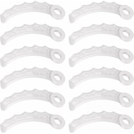 12Pcs Lame en Plastique Compatibilité pour Makita 198383-1 Und 198426-9,Makita DUR189RF Coupe Bordure,UR100DZ,DUR191LZX3,DUR181Z,DUR192LZ,DUR368AZ,DUR369AZ,DUR190UZX3 (1/5)