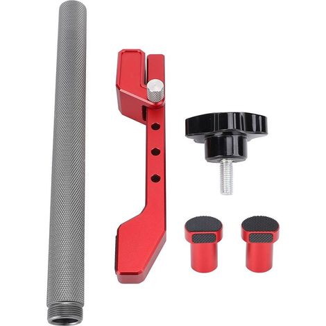 pincesSerre à taquets 20mm en aluminium pour établi bois avec 2 taquets et plaque de pression - Clamp rapide ajustable (1/5)