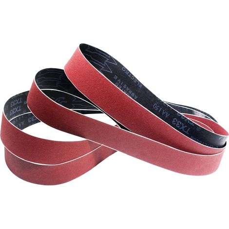 Bandes abrasives 50 x 2000 mm, (grain 40 80 120 150 240) pour le bois, Métal - (10 Pièces) (1/5)
