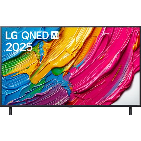Tv Qned 55''LG 55QNED80A6 AI 4K Ultra HD 3840x2160p/Smart TV/Classe E/Nero [55QNED80A6A.API] (1/4)