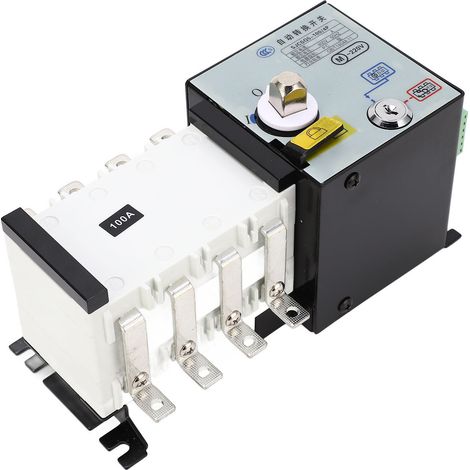 Automatischer 4P 100A Umschalter mit dualer Stromversorgung, intelligentem Wechselrichter und Trennfunktion für 400V-Wechselstromgenerator (1/5)