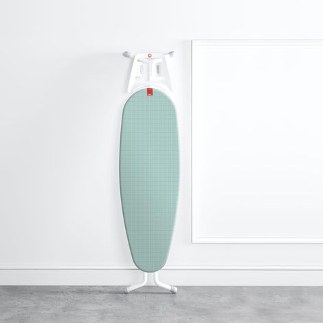 Rayen Fodera universale per asse da stiro Fodera da stiro elastica 3 strati: 100% Cotone con Pile Doppia imbottitura in schiuma Tessuto microforato Dimensioni: 127 x 51 cm Stampaggio (1/5)