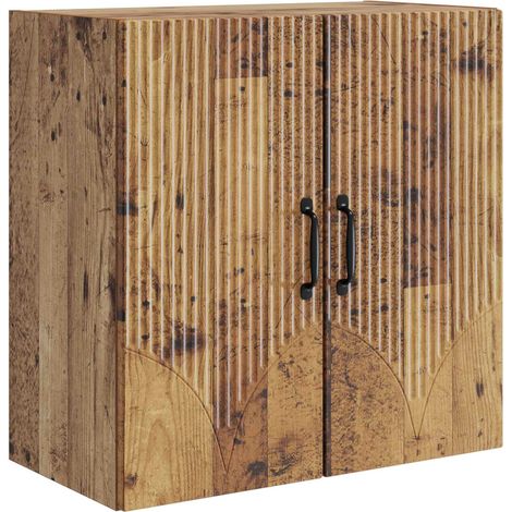 Wall-Mounted Cabinet Old Wood 59 x 31 x 60 cm Engineered Wood vidaXL (1/5)