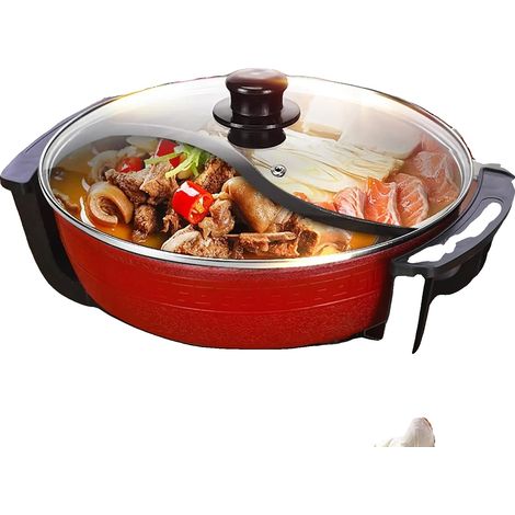Cocotte électrique, casserole double de 6L avec couvercle (1/5)