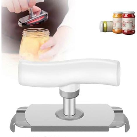 Ouvre-bocal pour mains faibles, ouverture facile, poignée réglable B-- (1/5)