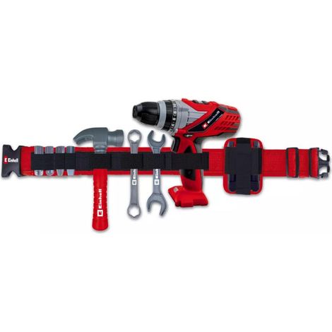 Einhell Kids Kinder-Werkzeuggürtel 9-teilig Spielwerkzeugkoffer (1/3)