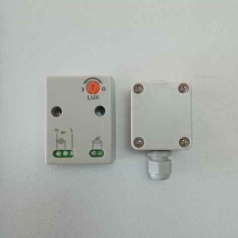 Alca power sensore crepuscolare 15a ip65 con angolo di rilevamento di 360° (1/5)