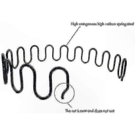 Ressorts de canapé avec clips, taille : 45 cm (1/5)