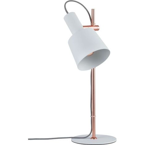 NEORDIC HALDAR lampe à poser cuivre blanc (1/5)