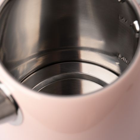 Bouilloire électrique rétro avec affichage de la température, élégante bouilloire en acier inoxydable avec écran numérique LED, design haut de gamme sans fil et flexible, idéale pour la maison, la cui (1/5)