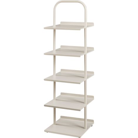 Zapatero de acero lacado 119 x 34 x 32 cm champán 030010496 (1/4)