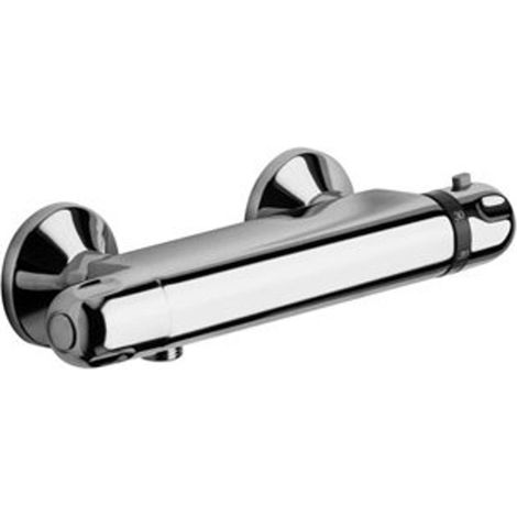 Plieger Luzon mitigeur de douche thermostatique sans inverseur avec coupleurs hoh=15cm chrome (1/2)