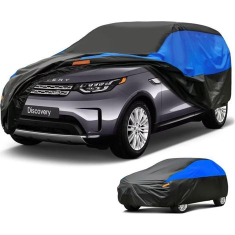 Autoabdeckung Wasserdicht Atmungsaktiv für LR34 Schwarz Blau mit Baumwollfutter (1/5)