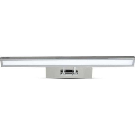 V-TAC VT-7009 Lampada led da specchio 45cm 9W inclinabile acciaio alluminio bianco caldo 3000K - sku 213984 (1/5)