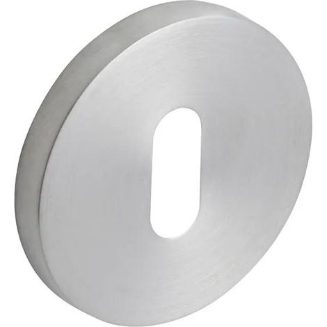Vachette Ovalis Rosetten Edelstahl Durchmesser 53 mm