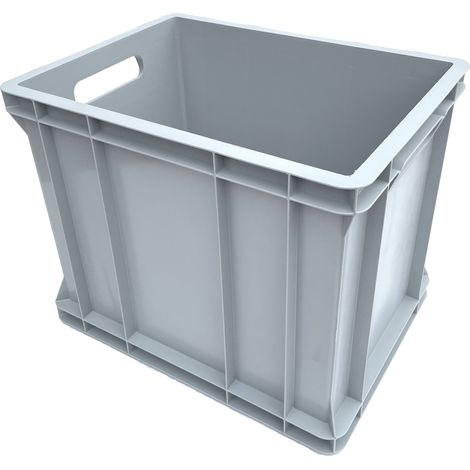 Contenedor de almacenamiento gris de 400x300x320 (1/3)