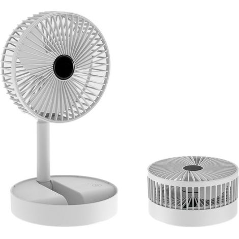 Nuovo Ventilatore Scrivania – Pieghevole – USB Ricaricabile – Portatile – Leggero – Compatto – Design (1/5)