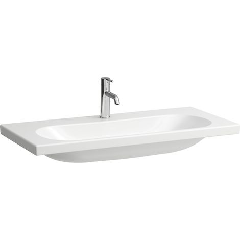 LAUFEN LUA lavabo à poser, 1 trou pour robinet, sans trop-plein, (1/4)