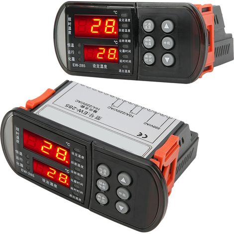 EW-285 AC220V Digitaler Temperaturregler, Kühl- und Abtau-Thermostat für Kühlschränke und Gefrierschränke (1/5)