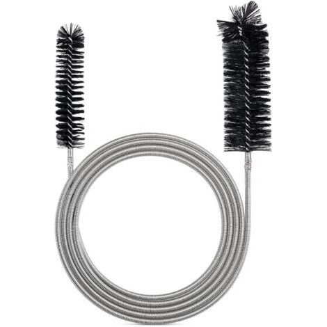 LaBlanc Flexible Reinigungsbürste für Zuleitungsrohre, Rohrreinigungswerkzeug, Schwarz (2M)