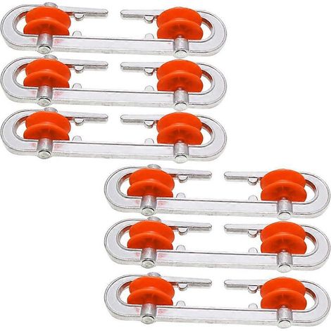 Ensemble d'extension pour corde à linge, poulie détachable robuste en aluminium pour corde à linge extérieure, compatible avec les cordes à linge basses robustes. (1/5)