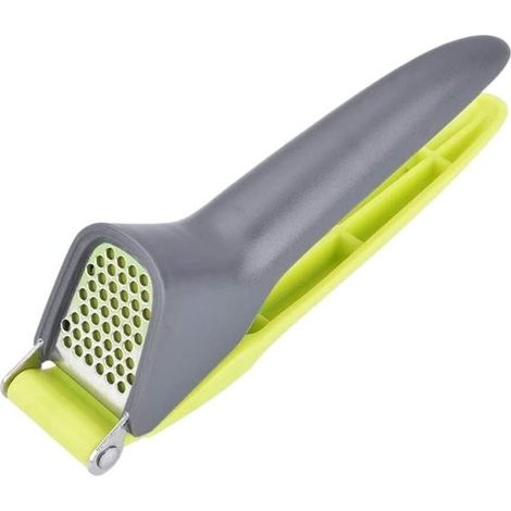 Utensile da cucina: tritatutto per aglio, utensile da cucina, spremiaglio in acciaio inox, tritatutto, aiutante in cucina (1/4)