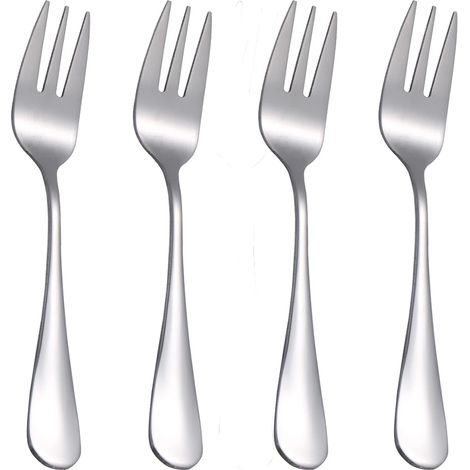(Argent) Fourchettes à fruits, fourchettes à dessert, placards et gâteaux délicats (1/5)
