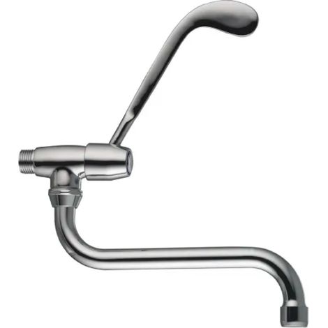 RUBINETTO SNODO A MURO CON LEVA CLINICA 1/2 PORTA & BINI RUBINETTERIE SNC