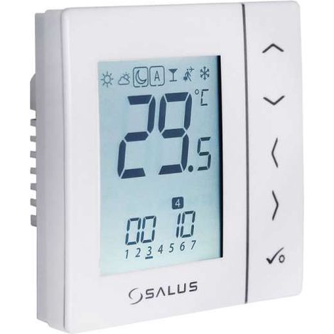 Salus VS30W Programmierbarer Thermostat in weiß 230 Volt 112643