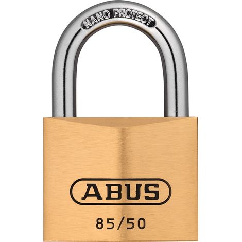 ABUS AV-Vorhangschloss 85/50, gleichschließend, Messing massiv