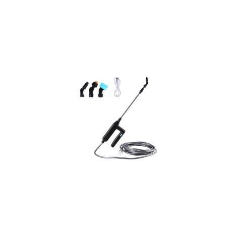 Pulvérisateur électrique, Lance Telescopique Pulverisateur Electrique Toiture, USB Rechargeable Pulvérisateur Jardin, Portable Pulvérisateur Jardin avec Buses et 3M de Tuyau
