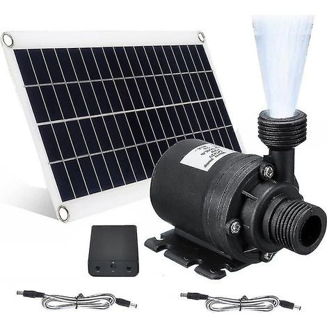 Pompe solaire 50 W, 800 l/h, 12 V, basse consommation, pour fontaine. (1/5)