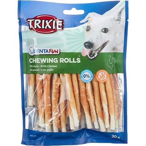 Trixie Denta Fun - Bastoncini da Masticare per Cani, con Pollo