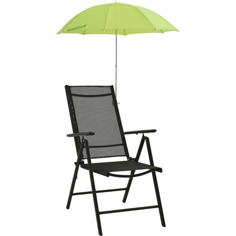 Sonnenschirme für Campingstühle 2 Stk. Grün 105 cm