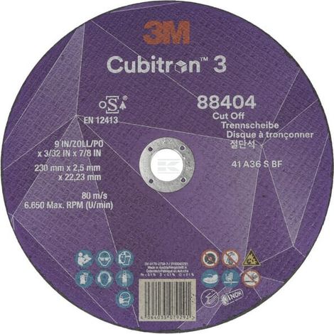 Disque à tronçonner 3M 88404