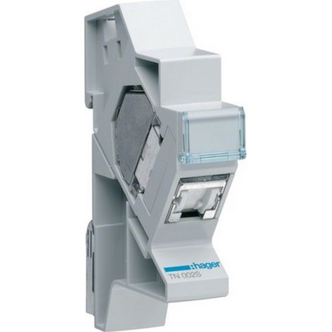 Hager TN002S 594997 Conector STP RJ45 cat.6 + soporte