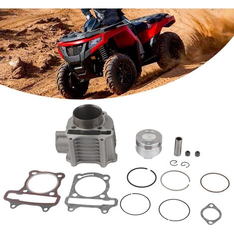 Ensemble piston-cylindre de 57,4 mm pour quad GY6 150 157QMJ 1P57QMJ 4 temps à refroidissement par air (1/5)