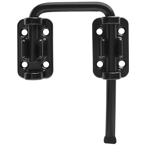 Verrou de porte universel - Goupille rotative Noir (1/4)