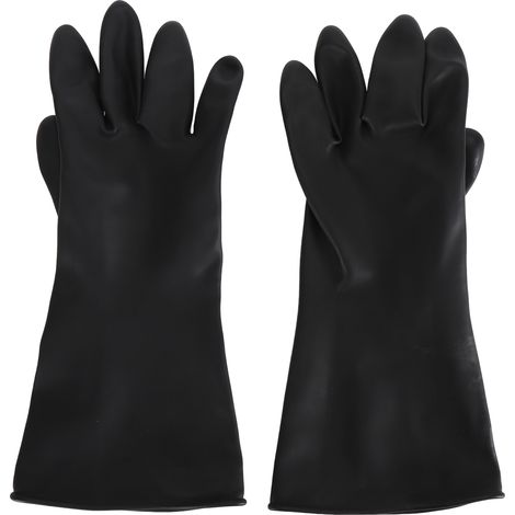 paire de gants résistants aux produits chimiques, réutilisables en latex, confortables et protecteurs, pour le travail et la sécurité. Gants longs polyvalents pour l'industrie minière, l'agriculture e (1/5)