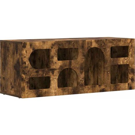 Maison Exclusive - Mobile TV Rovere fumé 100 x 35 x 40 cm Legno multistrato