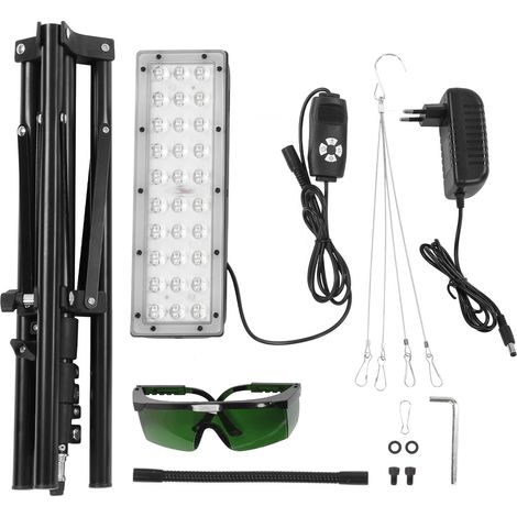 Lampe Luminothérapie Infrarouge Toivize 90W 660nm+850nm Support Réglable 90 LED Aluminium (1/5)