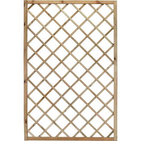 Ensemble de 2 pièces Grillage Trendy 60X180 cm Trou 9X9 cm Cadre 34X34 Cerf