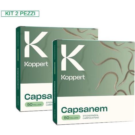KOPPERT Kit 2 Confezioni Capsanem Koppert 50 milioni di nematodi (1/2)