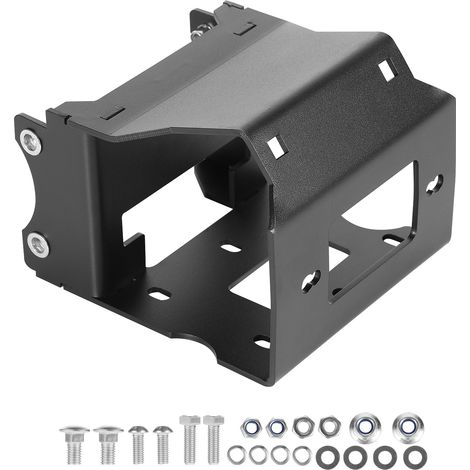 Mophorn Soporte de cabrestante con enganche de remolque, compatible con modelos Polaris Sportsman (2009 en adelante), diseño de 2 orificios y capacidad de 907-1633 kg para soporte y tracción