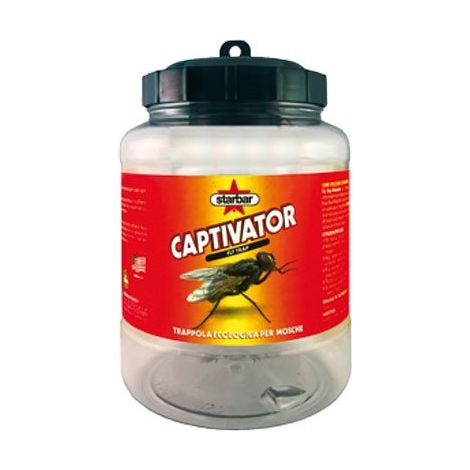 CAPTIVATEUR piège écologique pour mouches avec attractivité inclus